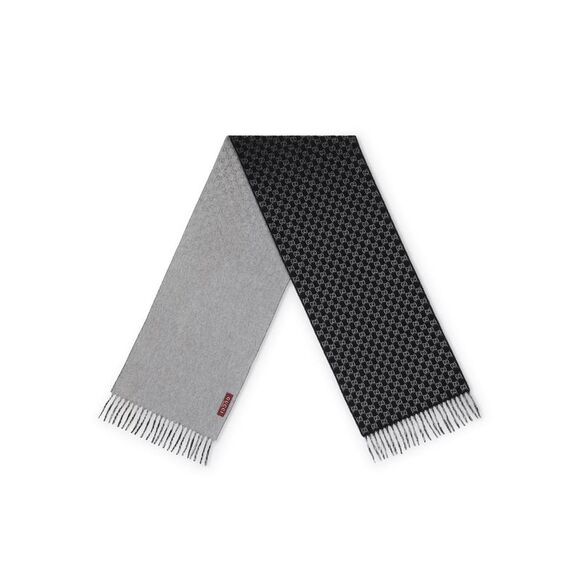 Gucci Men Gg Wool And Cashmere Scarf - Picture 4 of 4